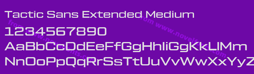 Tactic Sans Extended MediumPreview Tactic Sans Extended MediumPreview