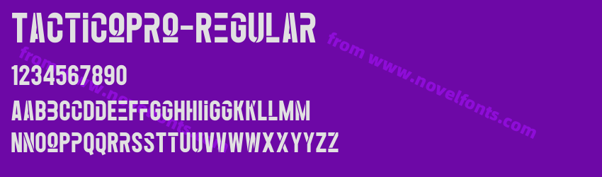 TacticoPro-RegularPreview TacticoPro-RegularPreview