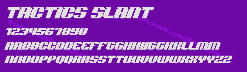Tactics SlantPreview Tactics SlantPreview