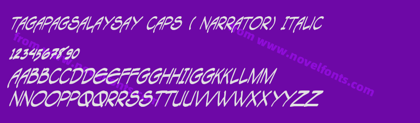 Tagapagsalaysay Caps ( Narrator) ItalicPreview Tagapagsalaysay Caps ( Narrator) ItalicPreview