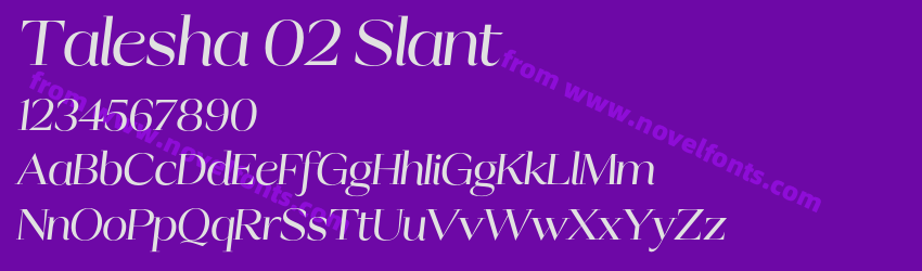 Talesha 02 SlantPreview Talesha 02 SlantPreview