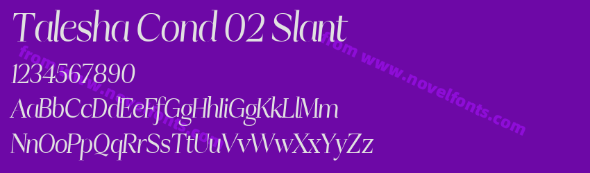 Talesha Cond 02 SlantPreview Talesha Cond 02 SlantPreview