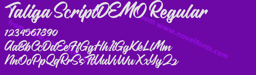 Taliga ScriptDEMO RegularPreview Taliga ScriptDEMO RegularPreview