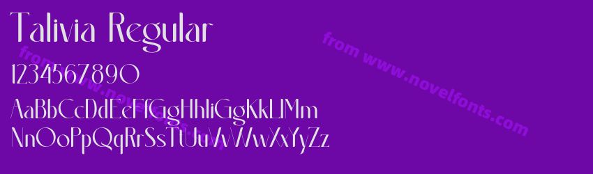 Talivia RegularPreview Talivia RegularPreview