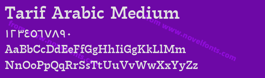 Tarif Arabic MediumPreview Tarif Arabic MediumPreview