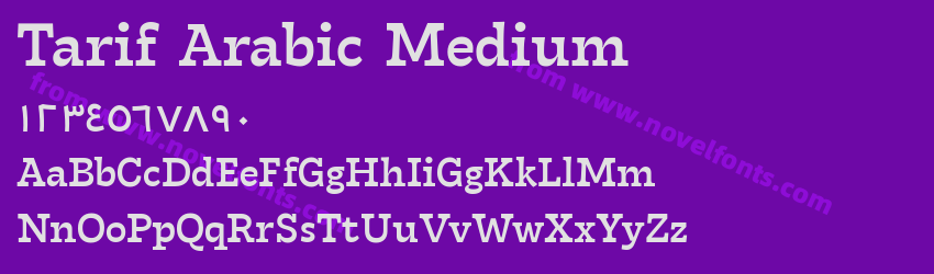 Tarif Arabic MediumPreview Tarif Arabic MediumPreview