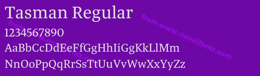 Tasman RegularPreview Tasman RegularPreview