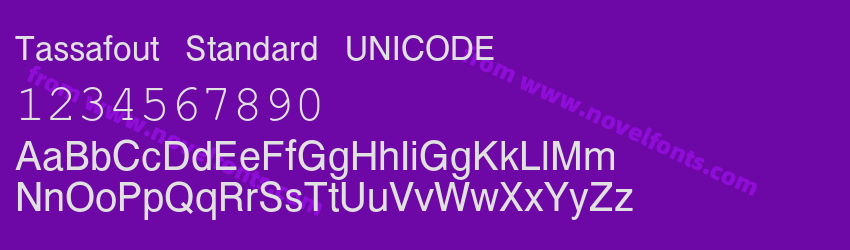 Tassafout Standard UNICODEPreview Tassafout Standard UNICODEPreview