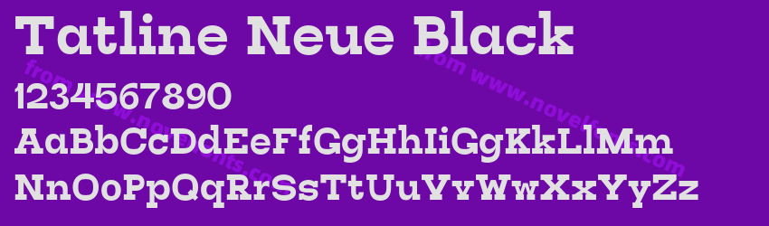 Tatline Neue BlackPreview Tatline Neue BlackPreview