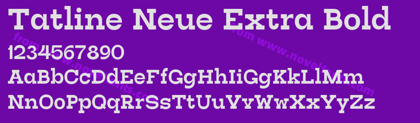 Tatline Neue Extra BoldPreview Tatline Neue Extra BoldPreview
