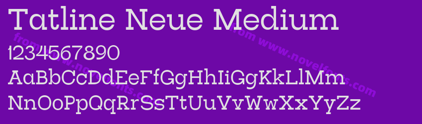 Tatline Neue MediumPreview Tatline Neue MediumPreview