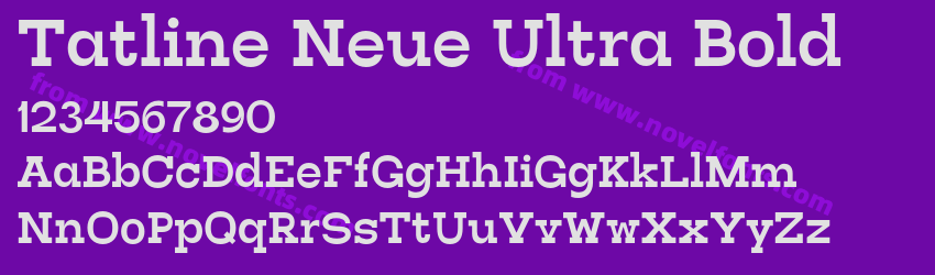 Tatline Neue Ultra BoldPreview Tatline Neue Ultra BoldPreview