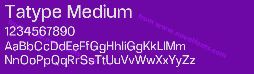 Tatype MediumPreview Tatype MediumPreview