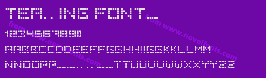 Tearing FontsPreview Tearing FontsPreview