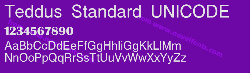 Teddus Standard UNICODEPreview Teddus Standard UNICODEPreview