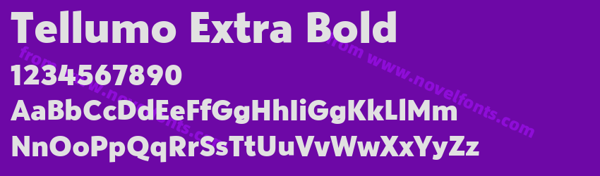 Tellumo Extra BoldPreview Tellumo Extra BoldPreview