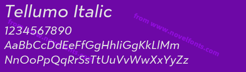 Tellumo ItalicPreview Tellumo ItalicPreview