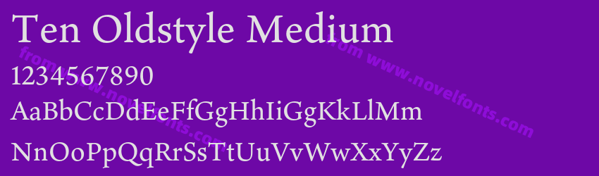 Ten Oldstyle MediumPreview Ten Oldstyle MediumPreview