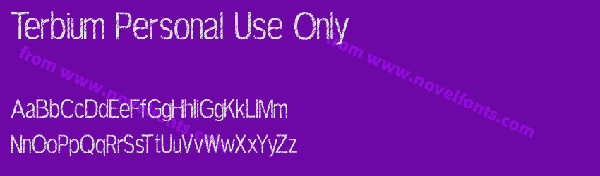 Terbium Personal Use OnlyPreview Terbium Personal Use OnlyPreview
