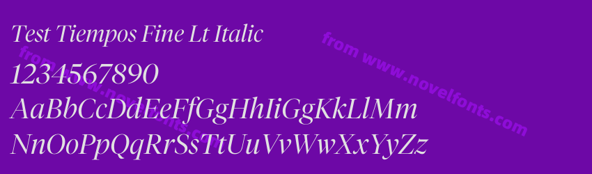 Test Tiempos Fine Lt ItalicPreview Test Tiempos Fine Lt ItalicPreview