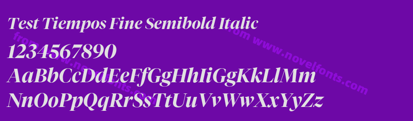 Test Tiempos Fine Semibold ItalicPreview Test Tiempos Fine Semibold ItalicPreview