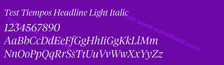 Test Tiempos Headline Light ItalicPreview Test Tiempos Headline Light ItalicPreview