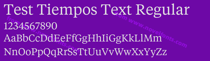Test Tiempos Text RegularPreview Test Tiempos Text RegularPreview