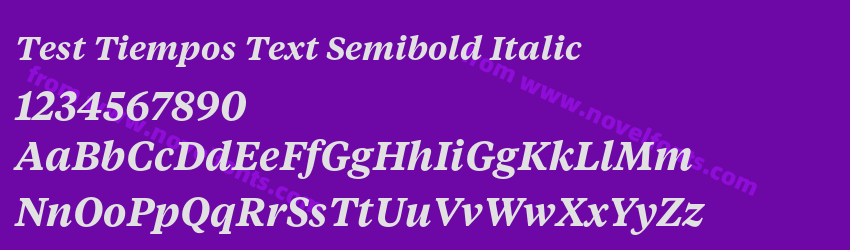 Test Tiempos Text Semibold ItalicPreview Test Tiempos Text Semibold ItalicPreview