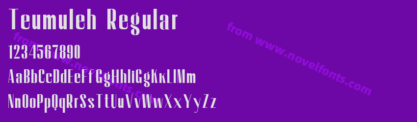 Teumuleh RegularPreview Teumuleh RegularPreview
