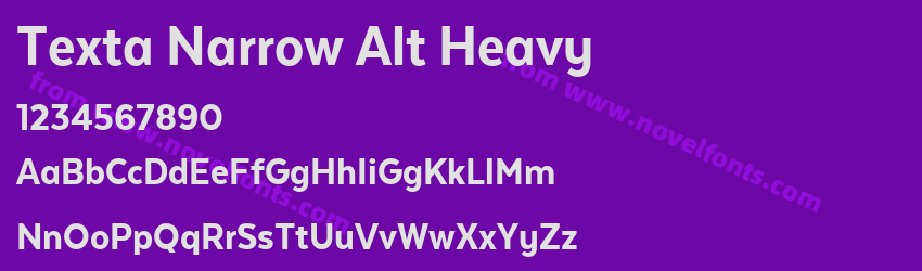 Texta Narrow Alt HeavyPreview Texta Narrow Alt HeavyPreview