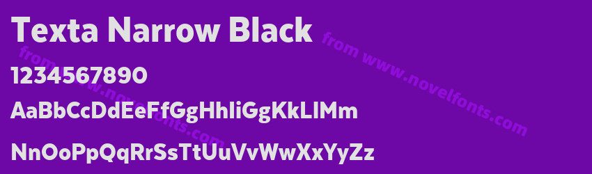 Texta Narrow BlackPreview Texta Narrow BlackPreview