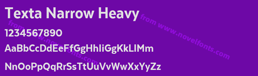 Texta Narrow HeavyPreview Texta Narrow HeavyPreview