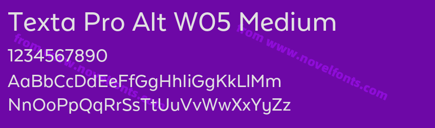 Texta Pro Alt W05 MediumPreview Texta Pro Alt W05 MediumPreview