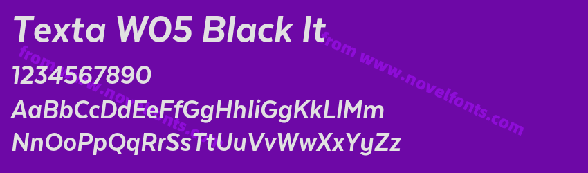 Texta W05 Black ItPreview Texta W05 Black ItPreview
