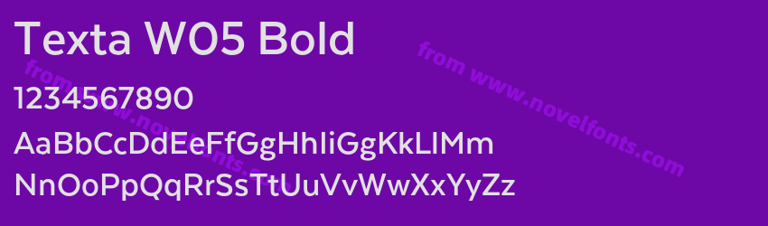 Texta W05 BoldPreview Texta W05 BoldPreview
