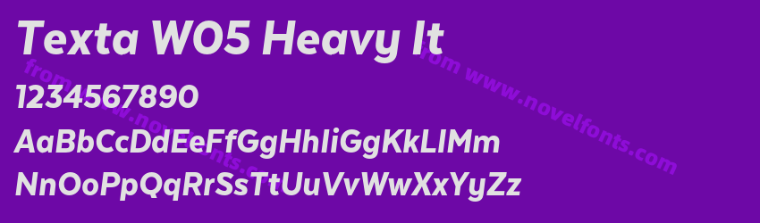 Texta W05 Heavy ItPreview Texta W05 Heavy ItPreview