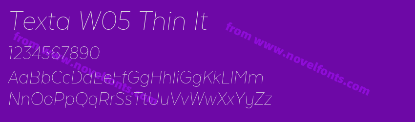 Texta W05 Thin ItPreview Texta W05 Thin ItPreview