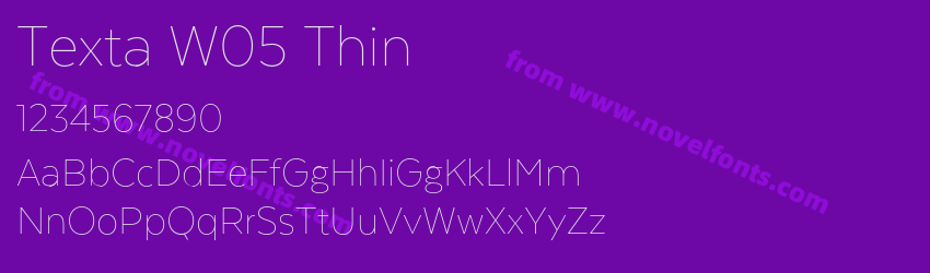 Texta W05 ThinPreview Texta W05 ThinPreview
