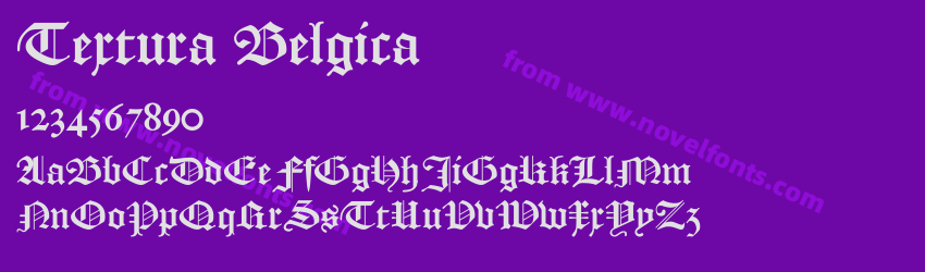 Textura BelgicaPreview Textura BelgicaPreview