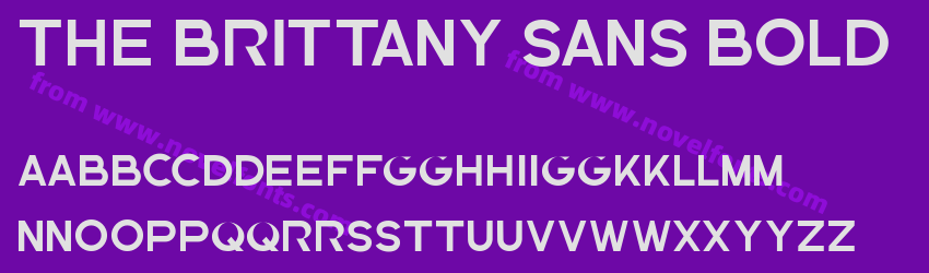 The Brittany Sans BoldPreview The Brittany Sans BoldPreview