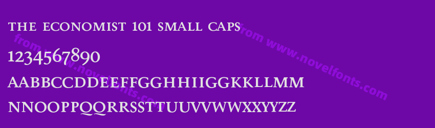 The Economist 101 Small CapsPreview The Economist 101 Small CapsPreview