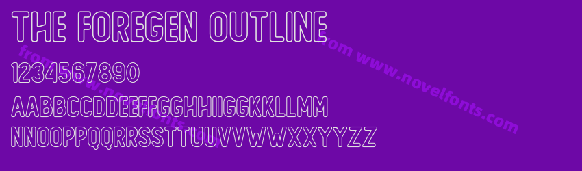 The Foregen OutlinePreview The Foregen OutlinePreview