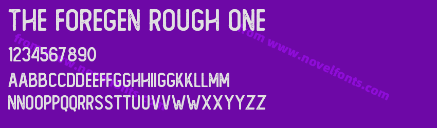 The Foregen Rough OnePreview The Foregen Rough OnePreview