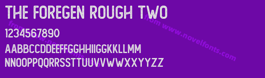 The Foregen Rough TwoPreview The Foregen Rough TwoPreview