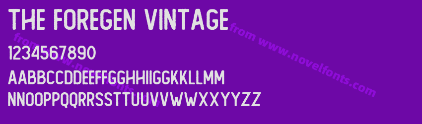 The Foregen VintagePreview The Foregen VintagePreview