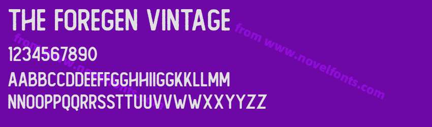 The Foregen VintagePreview The Foregen VintagePreview