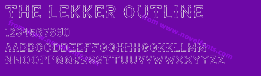 The Lekker OutlinePreview The Lekker OutlinePreview