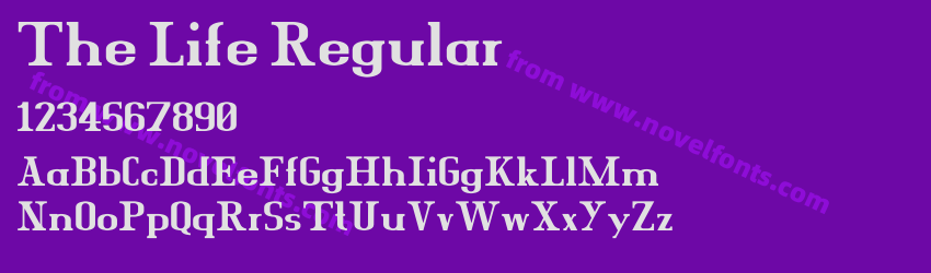 The Life RegularPreview The Life RegularPreview