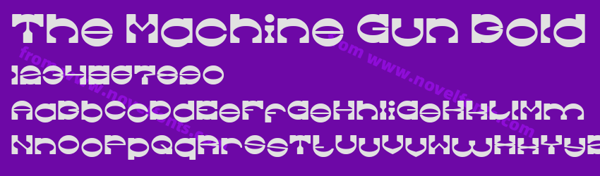 The Machine Gun BoldPreview The Machine Gun BoldPreview