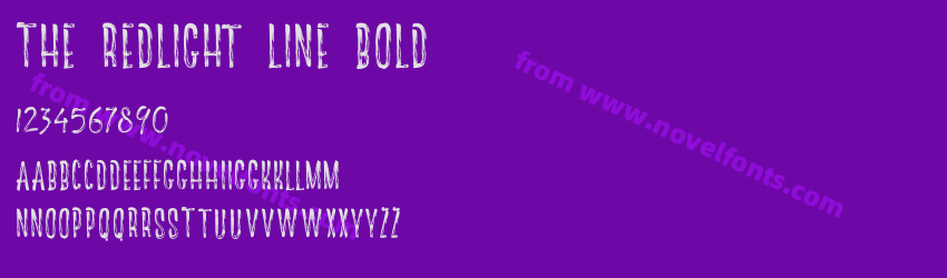 The Redlight Line BoldPreview The Redlight Line BoldPreview
